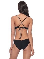 PQ Swim: Jasmine Underwire-Basic Ruched Bikini (MID-058B-MID-211)