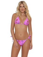 PQ Swim: Embroidered Tri-Embroidered Tie Bikini (GDN-130R-GDN-213)