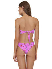 PQ Swim: Ruffle Bandeau-Basic Ruched Bikini (GDN-787B-GDN-211)