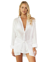 PQ Swim: Rory Button Cover-up (WAT-1284D)