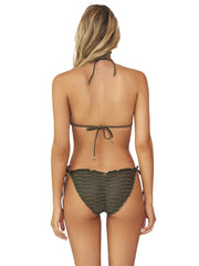 PQ Swim: Lettuce Edge Tri-Lettuce Edge Tie Bikini (CBN-761R-CBN-659)