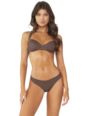 PQ Swim: Perla Halter-Basic Ruched Bikini (LUC-033H-LUC-211)