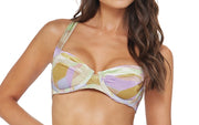 Perla Halter-Fanned Bikini ::RET