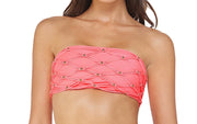 Beaded Bryann Bandeau-Basic Ruched Bikini