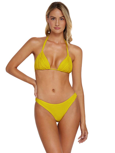 PQ Swim: Isla Tri-Basic Ruched Bikini (LEM-111R-LEM-211)