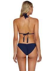 PQ Swim: Isla Tri-Basic Ruched Bikini (NVY-111R-NVY-211)