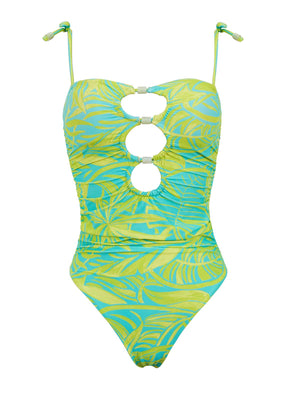 PQ Swim: Keyhole One Piece (NPM-5022P)