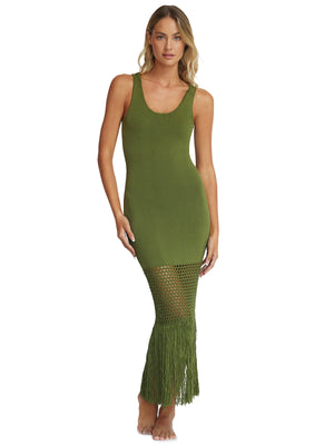 pq swim claudia fringe midi dress PQ Swim Claudia Fringe Midi Dress