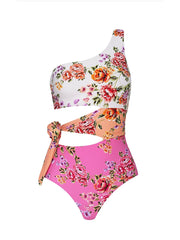 PQ Swim: One-Shoulder Cutout One-Piece (BAI-582P)
