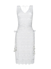 PQ Swim: Noah Joy Lace Tunic (WHT-965D)