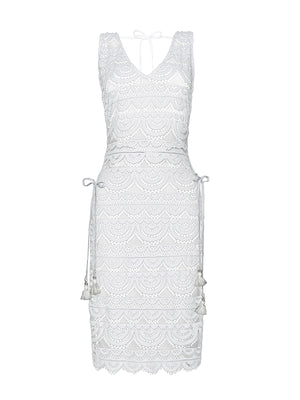 PQ Swim: Noah Joy Lace Tunic (WHT-965D)