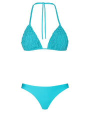 PQ Swim: Lila Triangle-Basic Ruched Bikini (SLT-1530R-SLT-211)