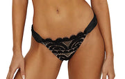Lace Halter-Lace Fanned Bikini