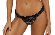 Lace Bralette-Laced Fanned Bikini