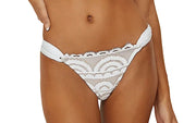 Lace Halter-Lace Fanned Bikini