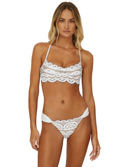 PQ Swim: Lace Bralette-Laced Fanned Bikini (WAT-131B-WAT-251)