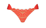 Lace Halter-Lace Fanned Bikini ::RET