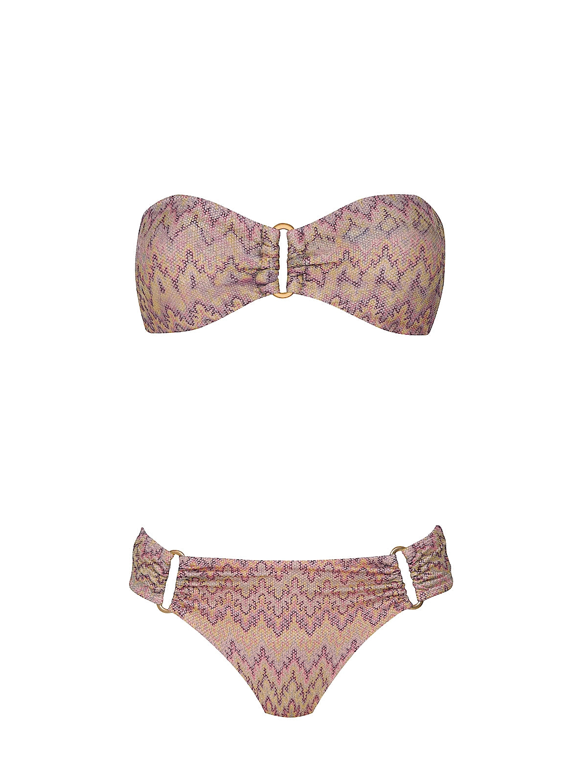 PQ Swim: Detail Bandeau-Detail Fanned Bikini
