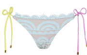 Lace Triangle-Lace Tie Side Bikini