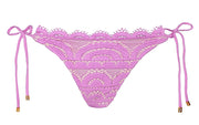 Lace Triangle-Lace Tie Side Bikini
