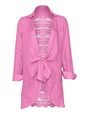 PQ Swim: Lace Millie Tie Tunic (WST-1379T)
