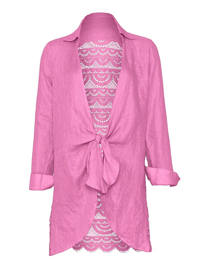PQ Swim: Lace Millie Tie Tunic (WST-1379T)