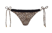 Kyle Crochet Trim Triangle-Carrie Crochet Trim Tie Side Bikini