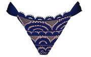 Lace Halter-Lace Fanned Bikini