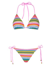 PQ Swim: Triangle-Tie Side Bikini (ZIG-130R-ZIG-213)