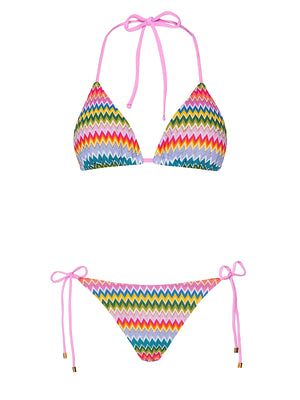 PQ Swim: Triangle-Tie Side Bikini (ZIG-130R-ZIG-213)