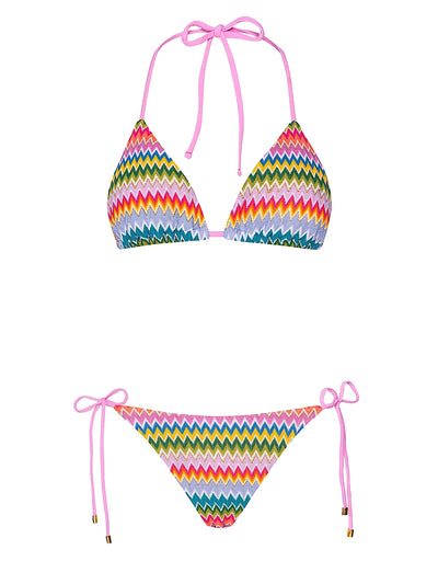 PQ Swim: Triangle-Tie Side Bikini (ZIG-130R-ZIG-213)