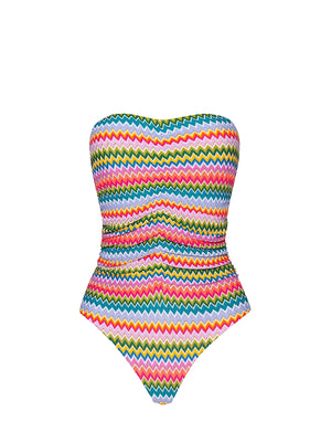 PQ Swim: Ruched One-Piece (ZIG-575P)