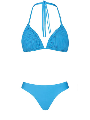 PQ Swim: Skyla Triangle-Basic Ruched Bikini (KAI-1529R-KAI-211)