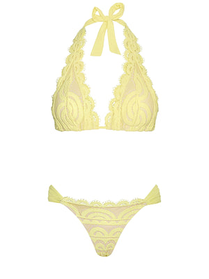 PQ Swim: Lace Halter-Lace Fanned Bikini (BCP-152H-BCP-251)