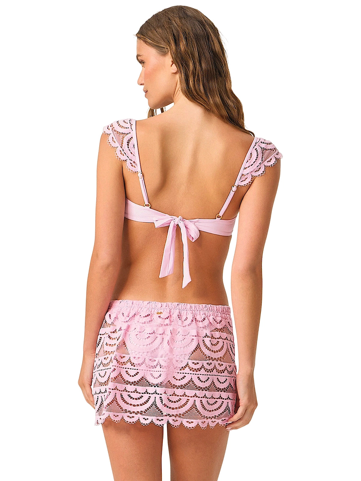 PQ Swim: Lace Maycee Skirt (ROE-1348S)
