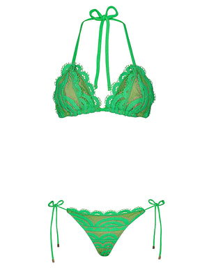 PQ Swim: Lace Triangle-Lace Tie Side Bikini (MAT-191R-MAT-279)