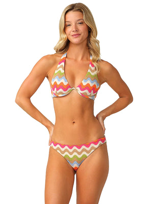 PQ Swim: Kali Underwire-Alison Ruched Basic Bikini (JAR-1587H-JAR-211F)