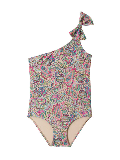 PQ Swim Kids: One Shoulder Bow One Piece (PSC-630P)