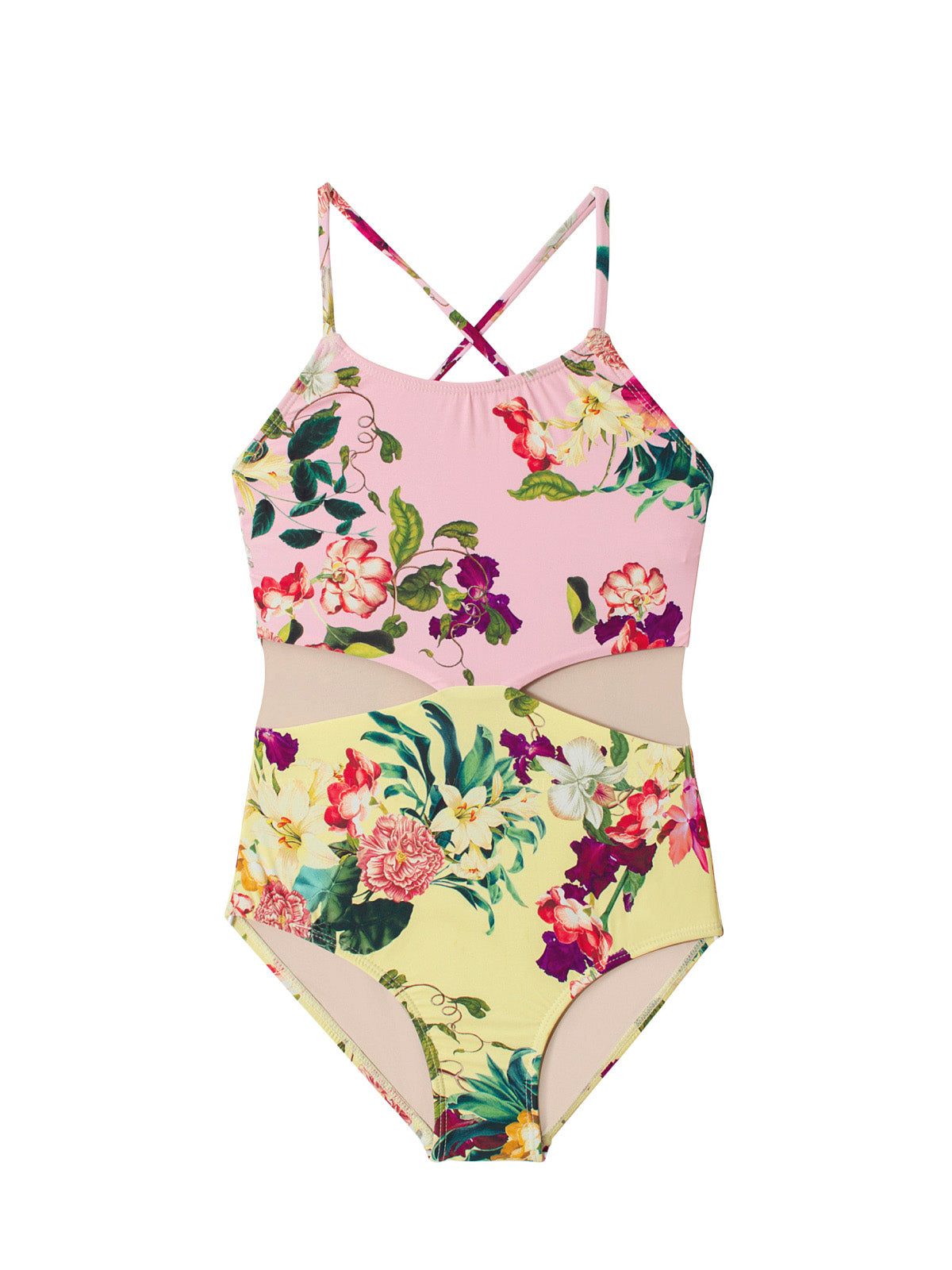 PQ Swim Kids Cut Out One Piece (SHB635P) Swimwear World