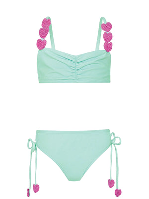 PQ Swim Kids: Hearts Bikini (AUA-2001B)