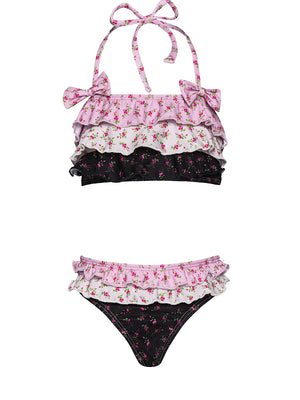 PQ Swim Kids: Ruffle Bow Bikini (RSB-806B)