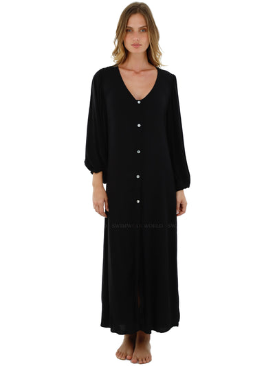 Malai: Black Elation Maxi Dress (C84001)