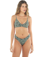 Malai: Green Textured Savage Elowen-Green Textured Savage Paramount Bikini (T64151-B01151)