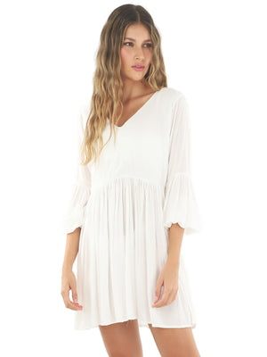 Malai: White Lox Dress (A10002)