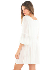 Malai: White Lox Dress (A10002)