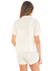 Malai: Palmette Meridien Shirt-Palmette Summertime Shorts (C90143-C92143)