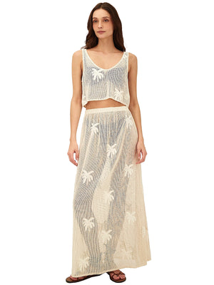 Malai: Kreve Crop-Sleek Skirt (A03301-D28301)