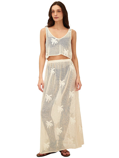 Malai: Kreve Crop-Sleek Skirt (A03301-D28301)