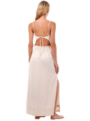 Malai: Linen Seed Wavelet Dress (C103240)