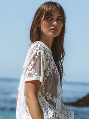 Malai: Lace Oversize T-Shirt (A75338)